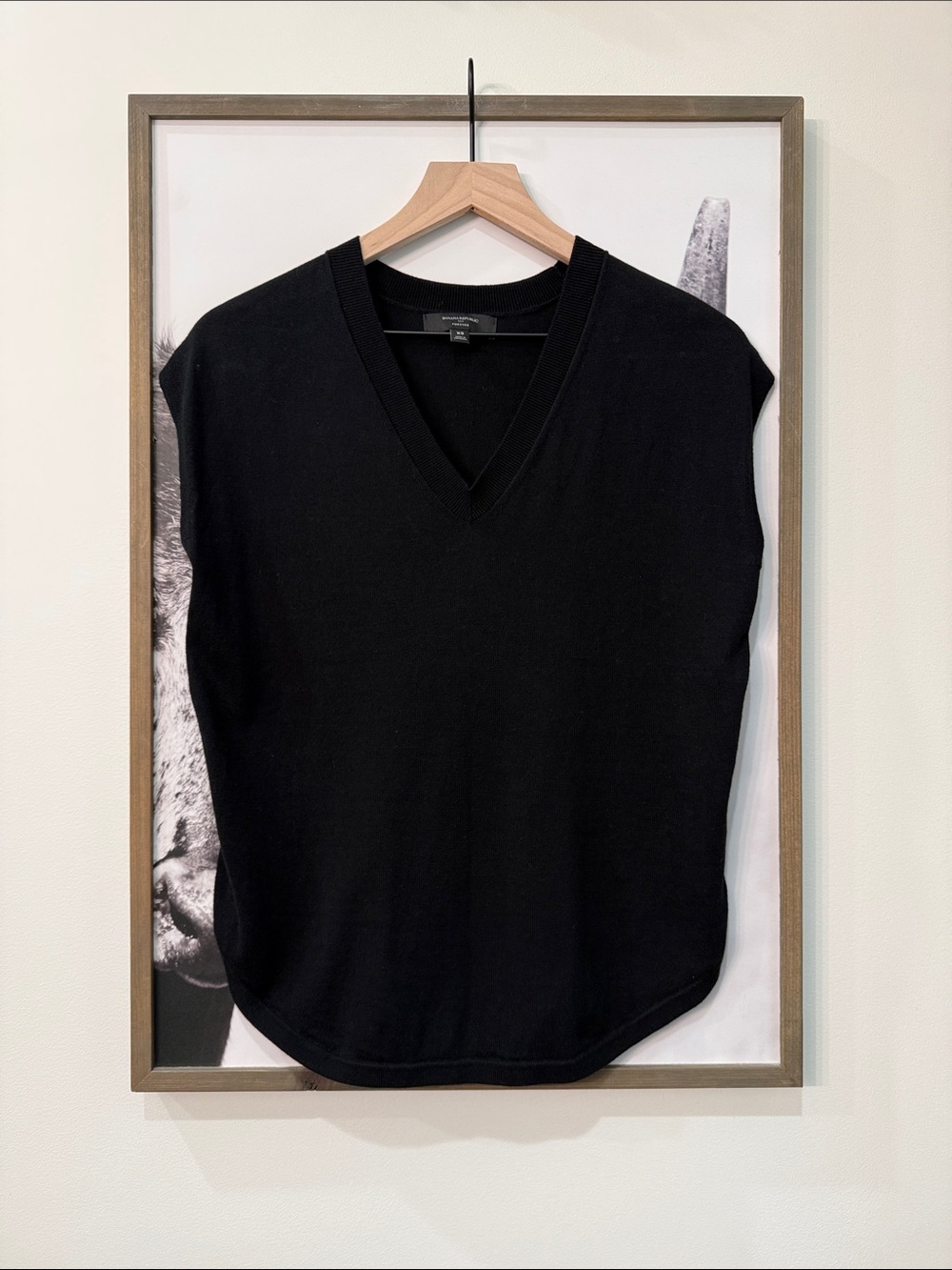 Banana Republic Sleeveless V-Neck Sweater Top